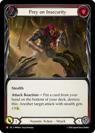Prey on Insecurity - Mastery Pack Assassin FAB spoiler