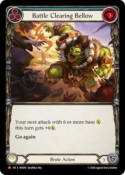 Battle Clearing Bellow - Usurp the Shadow Throne FAB spoiler