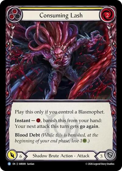 Consuming Lash - Usurp the Shadow Throne FAB spoiler
