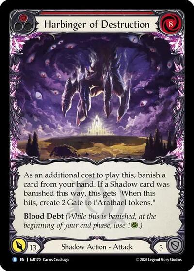 Harbinger of Destruction - Usurp the Shadow Throne FAB spoiler