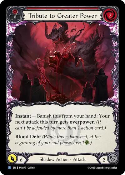 Tribute to Greater Power - Usurp the Shadow Throne FAB spoiler
