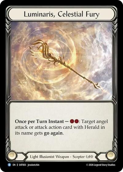 Luminaris, Celestial Fury - Silver Age: Usurp the Shadow Throne FAB spoiler