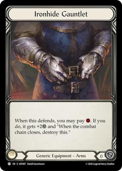 Ironhide Gauntlet - Silver Age: Usurp the Shadow Throne FAB spoiler
