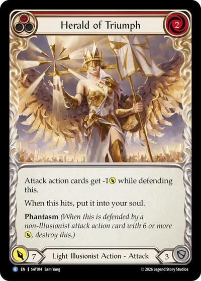 Herald of Triumph (Red) - Silver Age: Usurp the Shadow Throne FAB spoiler