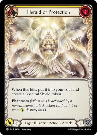 Herald of Protection (Yellow) - Silver Age: Usurp the Shadow Throne FAB spoiler