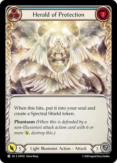 Herald of Protection (Blue) - Silver Age: Usurp the Shadow Throne FAB spoiler