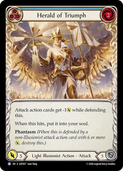 Herald of Triumph (Blue) - Silver Age: Usurp the Shadow Throne FAB spoiler
