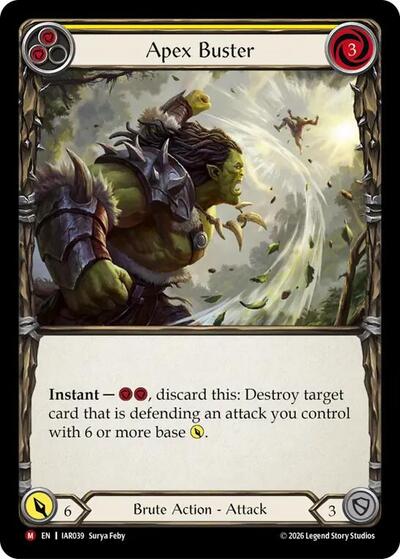 Apex Buster - Usurp the Shadow Throne FAB spoiler