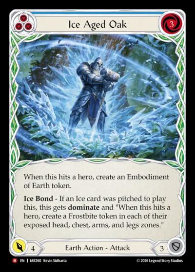 Ice Aged Oak - Usurp the Shadow Throne FAB spoiler
