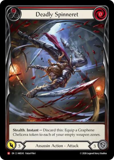 Deadly Spinneret - Usurp the Shadow Throne FAB spoiler