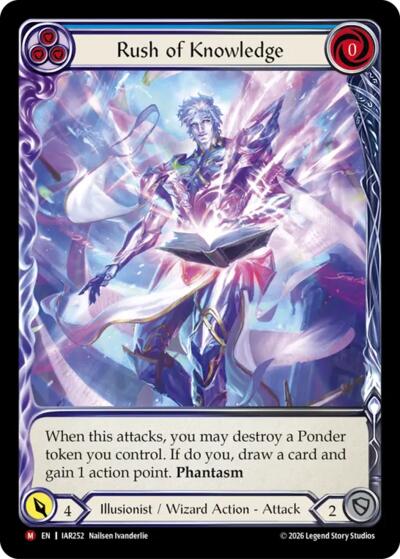 Rush of Knowledge (Extended Art) - Usurp the Shadow Throne FAB spoiler