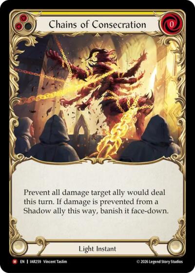 Chains of Consecration - Usurp the Shadow Throne FAB spoiler