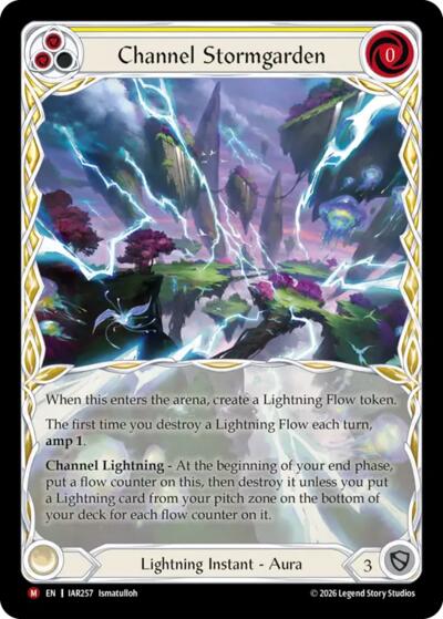 Channel Stormgarden (Extended Art) - Usurp the Shadow Throne FAB spoiler