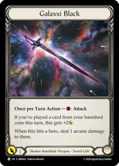 Galaxxi Black - Silver Age: Usurp the Shadow Throne FAB spoiler