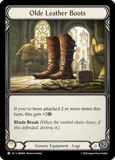 Olde Leather Boots - Silver Age: Usurp the Shadow Throne FAB spoiler