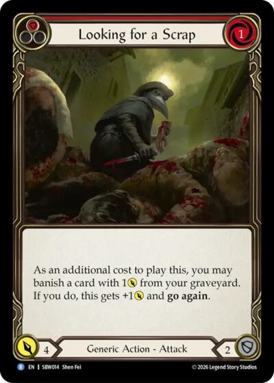 Looking for a Scrap - Silver Age: Usurp the Shadow Throne FAB spoiler