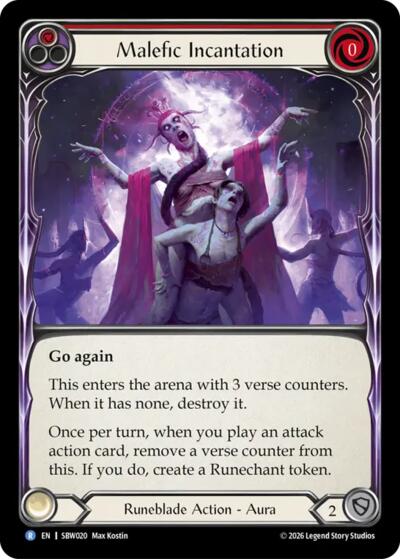 Malefic Incantation (Red)