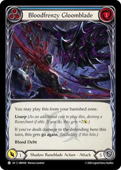 Bloodfrenzy Gloomblade (Blue)