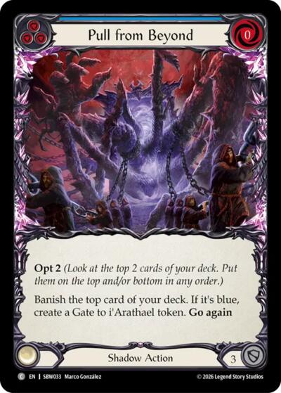 Pull From Beyond (Blue) - Silver Age: Usurp the Shadow Throne FAB spoiler