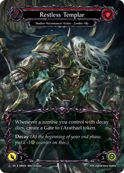Restless Templar (Marvel) - FAB card
