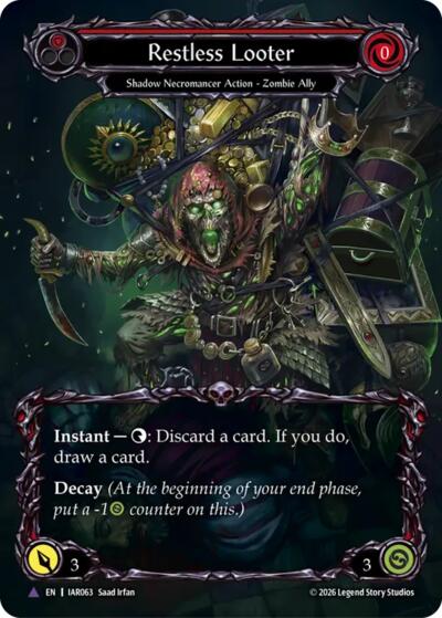 Restless Looter (Marvel) - Usurp the Shadow Throne FAB spoiler