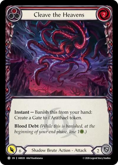 Cleave the Heavens (Red) - Usurp the Shadow Throne FAB spoiler