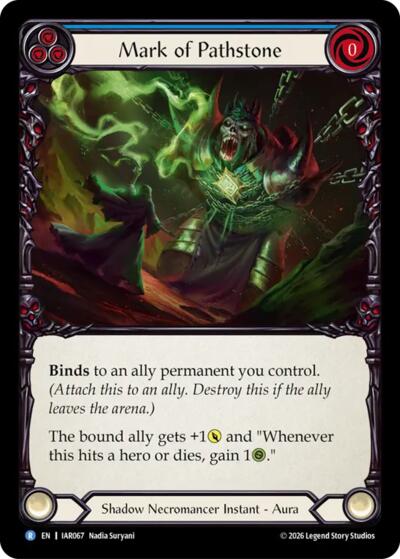 Mark of Pathstone - Usurp the Shadow Throne FAB spoiler