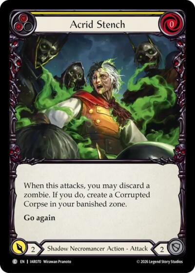 Acrid Stench (Yellow) - Usurp the Shadow Throne FAB spoiler
