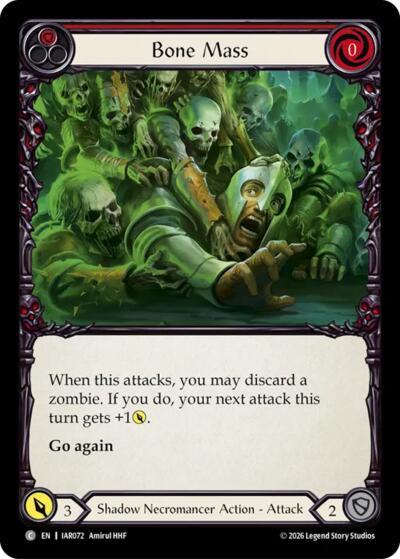 Bone Mass (Red) - Usurp the Shadow Throne FAB spoiler