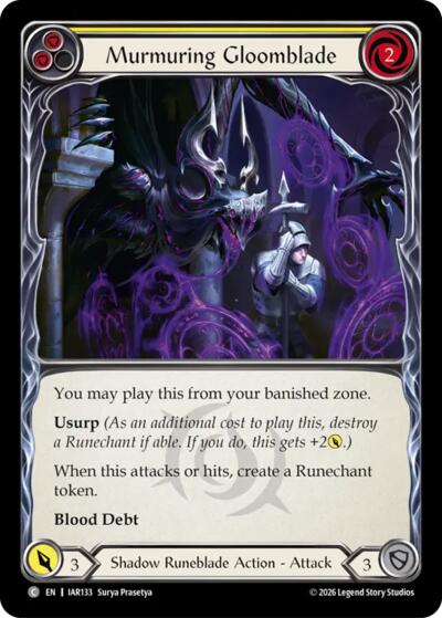 Murmuring Gloomblade (Yellow)