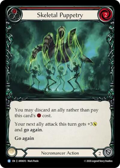 Skeletal Puppetry (Red) - Armory Deck: Malice FAB spoiler