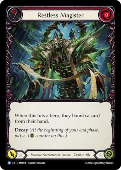Restless Magister - Armory Deck: Malice FAB spoiler