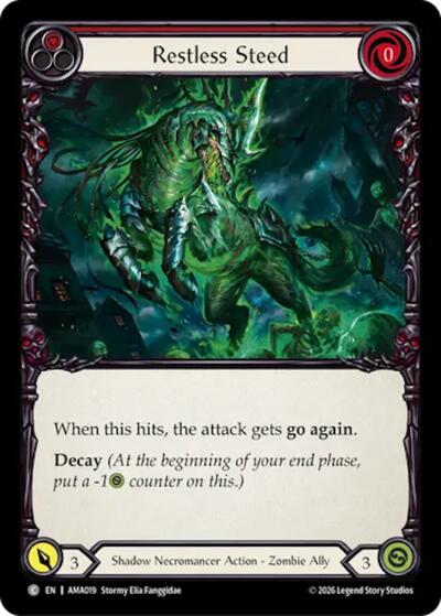 Restless Steed - Armory Deck: Malice FAB spoiler