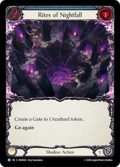 Rites of Nightfall - Armory Deck: Malice FAB spoiler