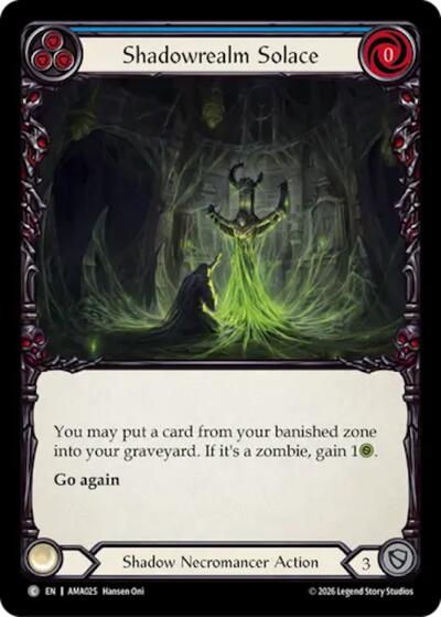 Shadowrealm Solace - Armory Deck: Malice FAB spoiler