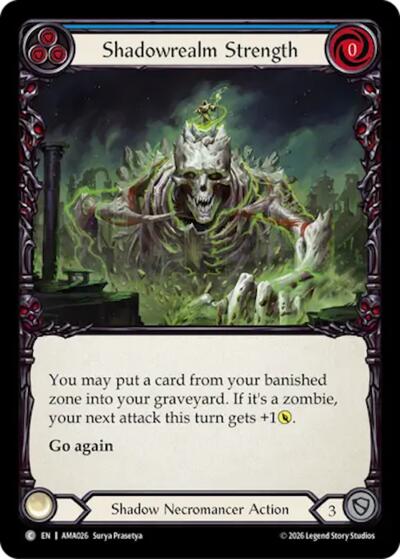 Shadowrealm Strength (Blue) - Armory Deck: Malice FAB spoiler