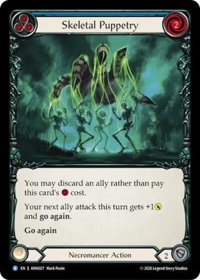 Skeletal Puppetry (Blue) - Armory Deck: Malice FAB spoiler