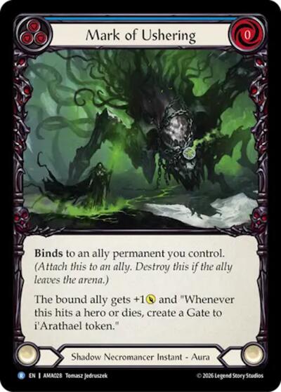 Mark of Ushering - Armory Deck: Malice FAB spoiler