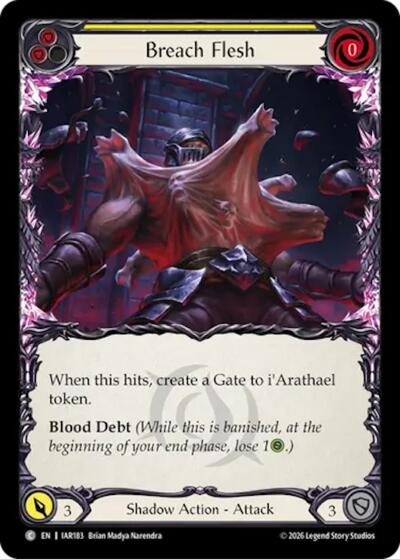 Breach Flesh (Yellow) - Usurp the Shadow Throne FAB spoiler