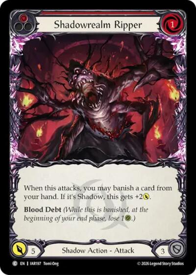 Shadowrealm Ripper (Red) - Usurp the Shadow Throne FAB spoiler