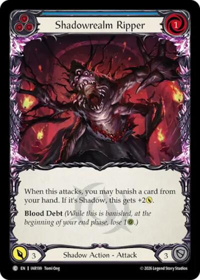 Shadowrealm Ripper (Blue) - Usurp the Shadow Throne FAB spoiler