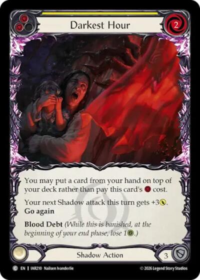 Darkest Hour (Yellow) - Usurp the Shadow Throne FAB spoiler