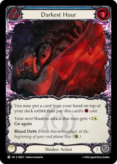 Darkest Hour (Blue) - Usurp the Shadow Throne FAB spoiler