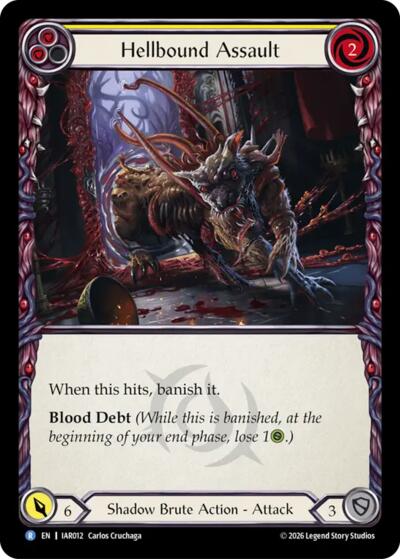 Hellbound Assault (Yellow) - Usurp the Shadow Throne FAB spoiler