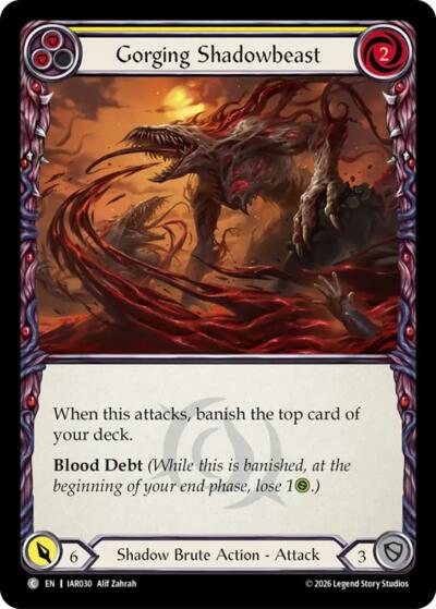 Gorging Shadowbeast (Yellow)