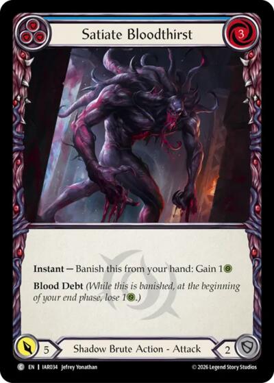 Satiate Bloodthirst (Blue)