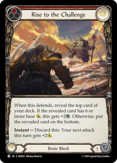 Rise to the Challenge (Red)