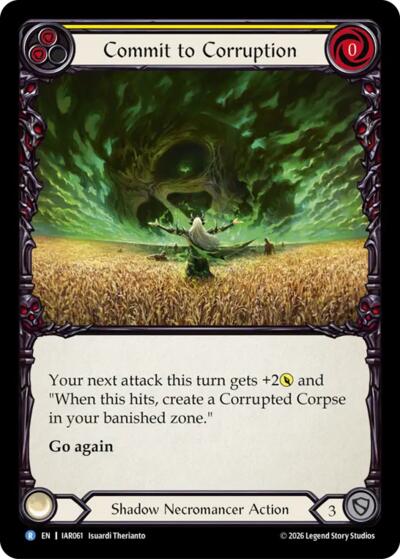 Commit to Corruption (Yellow) - Usurp the Shadow Throne FAB spoiler
