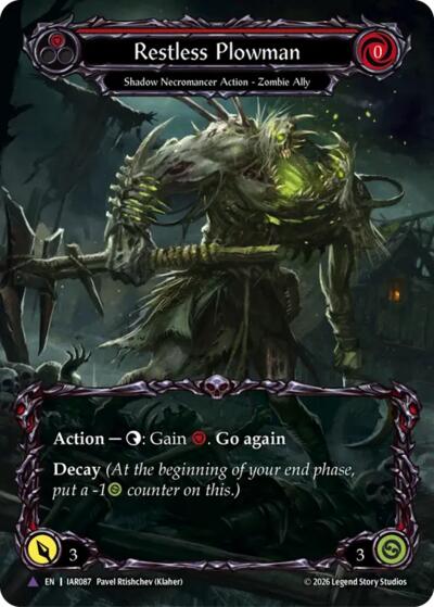 Restless Plowman (Marvel) - Usurp the Shadow Throne FAB spoiler