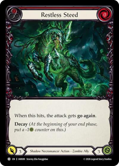 Restless Steed - Usurp the Shadow Throne FAB spoiler